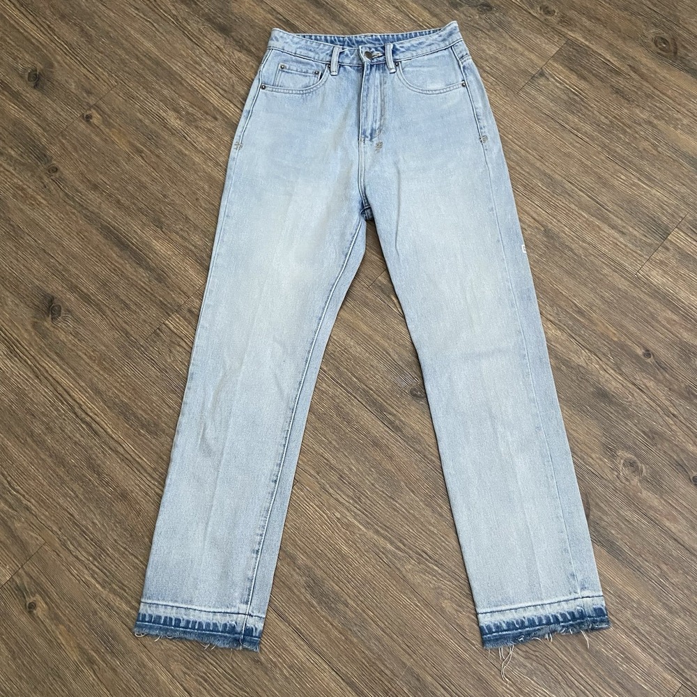 Ksubi Light Blue High Rise Straight Leg Jeans Women's Size 27